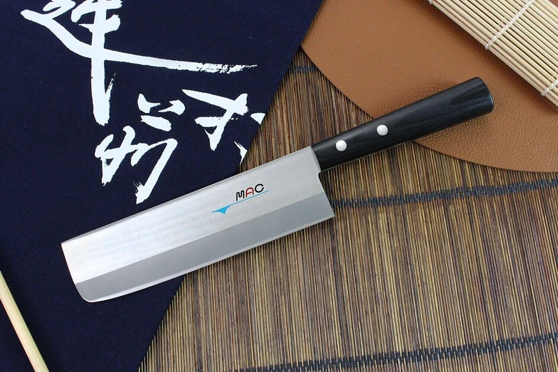 Couteau nakiri MAC Japanese 16.5cm manche pakka