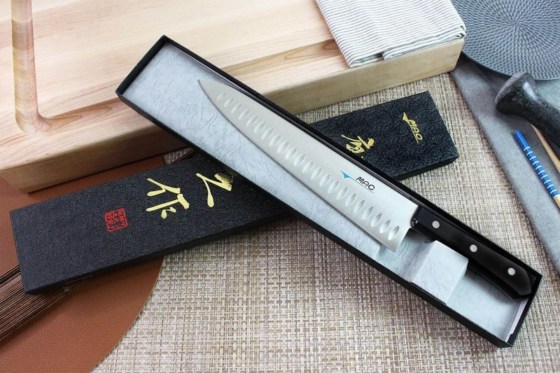 Couteau de chef japonais MAC Chef lame alvéolée 25.5cm