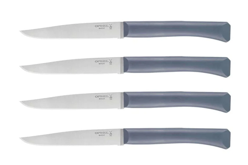Coffret 4 couteaux Opinel Bon Appétit+ Anthracite 11cm inox