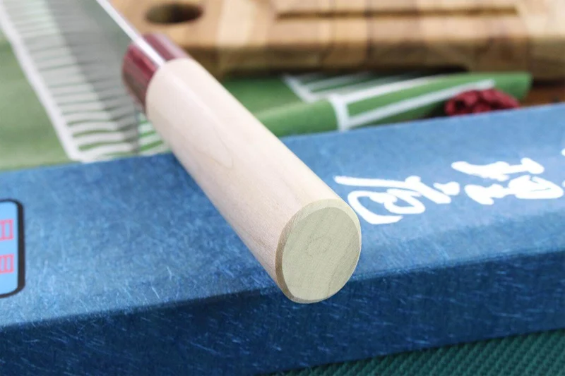 Couteau de chef japonais artisanal Masakage Kiri 27cm damas 49 couches