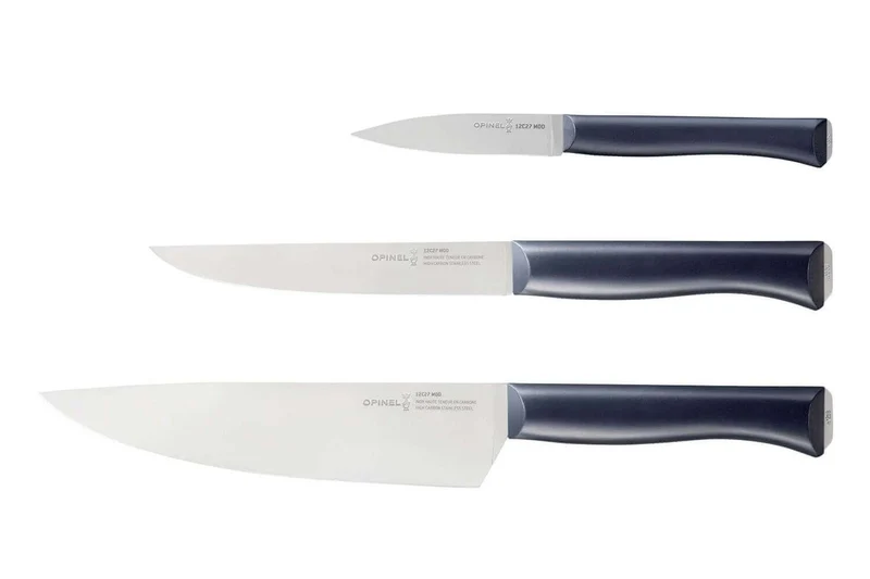 Coffret 3 couteaux Intempora Opinel office + découper + chef