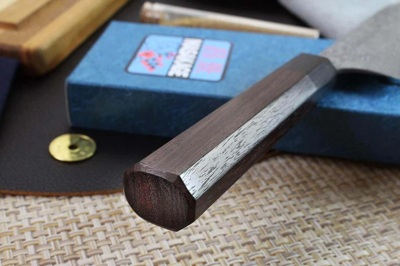 Couteau de chef japonais artisanal Masakage Kumo 21cm damas 63 couches