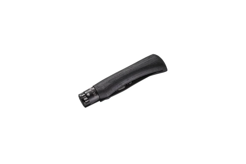 Couteau artisanal Old Bear Total Black virole noire manche bois d'ayous stratifié