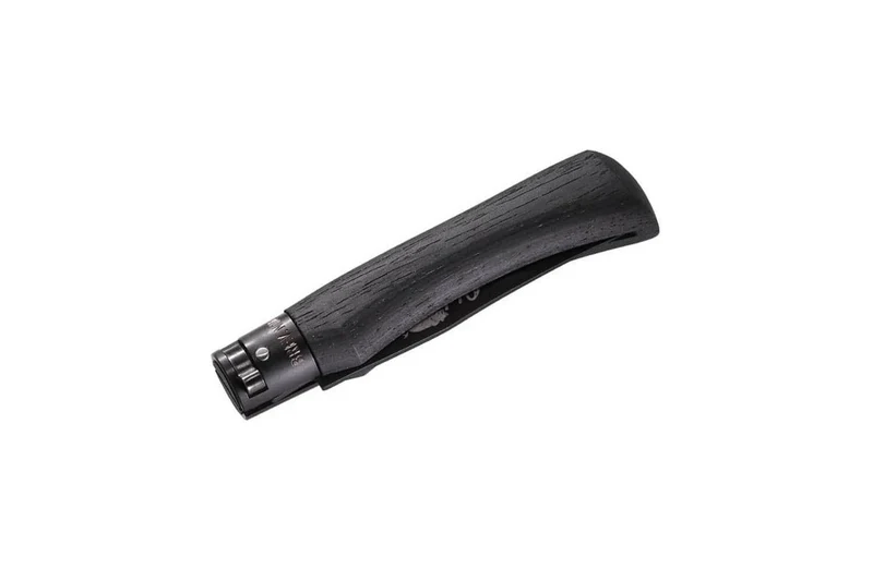 Couteau artisanal Old Bear Total Black virole noire manche bois d'ayous stratifié