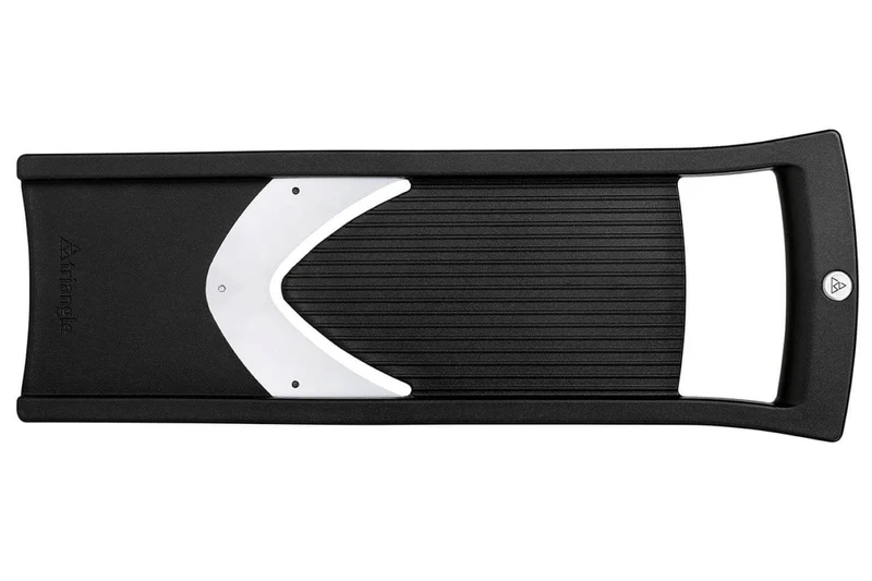 Mandoline Triangle lame inox 2mm + poussoir PP noir