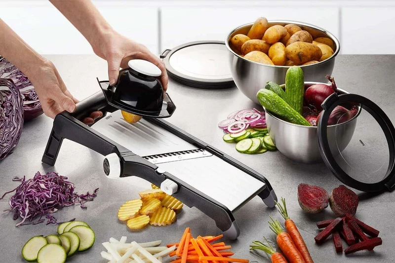 Mandoline à légumes Gefu Laola tranches et juliennes