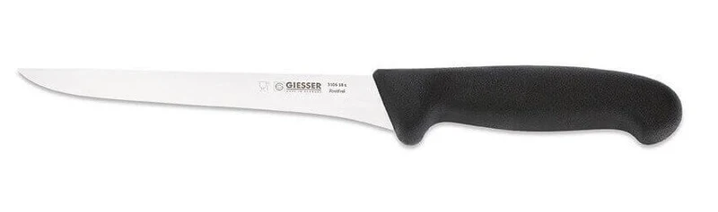 Couteau à désosser pro Giesser lame droite effilée 18cm 3105