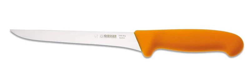 Couteau à désosser pro Giesser lame droite effilée 18cm 3105