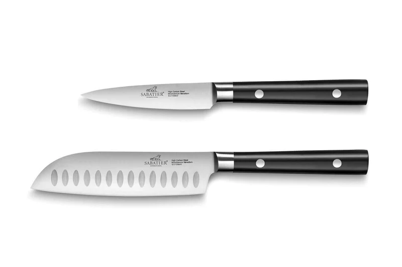 Coffret SABATIER International Leonys Office 9cm + Santoku alvéolé 12cm