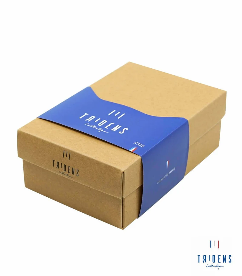 Fourchette à viande Tridens acier inox brossé + socle tout inox