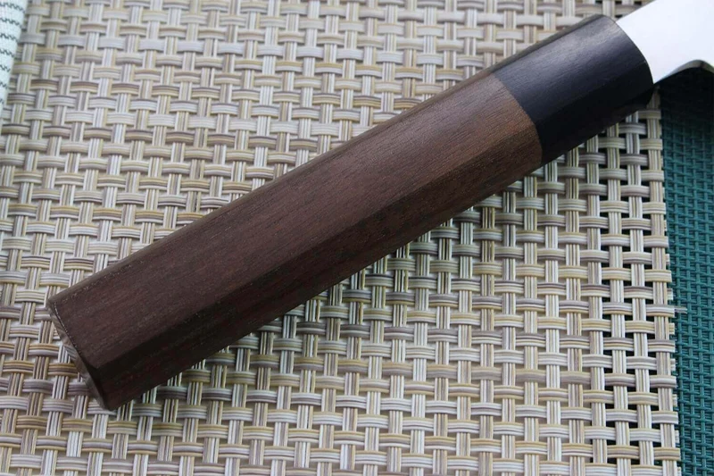 Couteau de chef japonais artisanal Kagekiyo Kurumi Ginsan 24cm