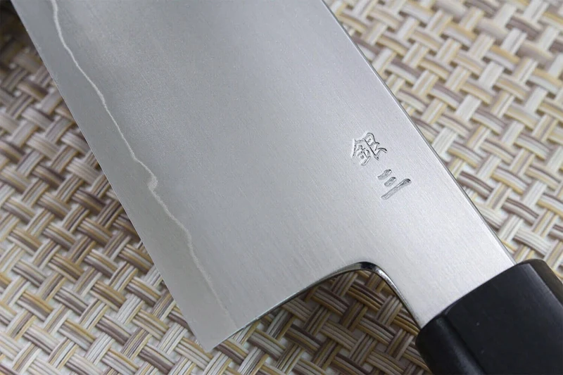 Couteau de chef japonais artisanal Kagekiyo Kurumi Ginsan 21cm