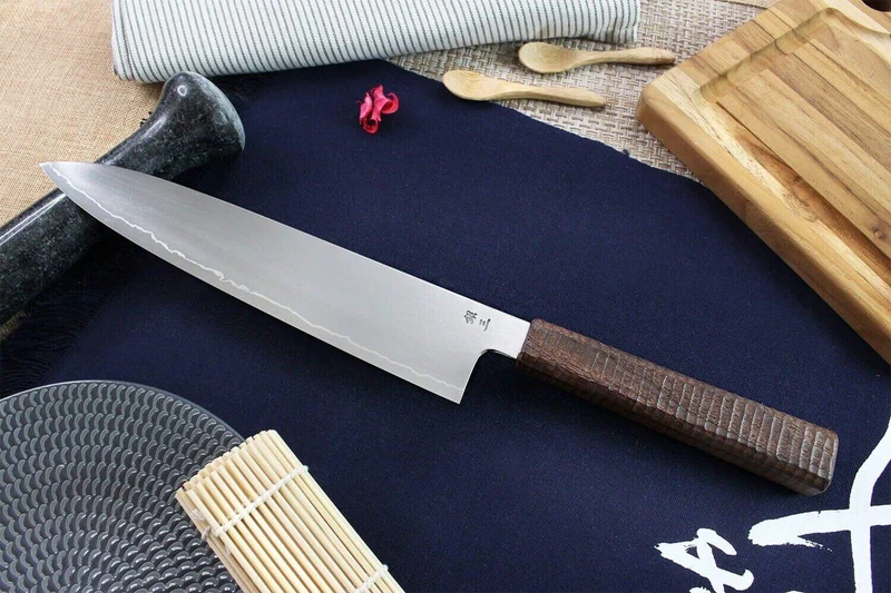 Couteau de chef japonais artisanal Kagekiyo Hiroba 24cm