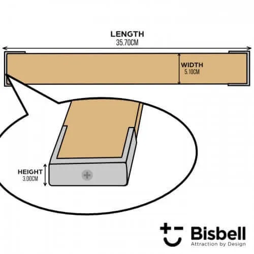 Barre aimantée Bisbell 34cm