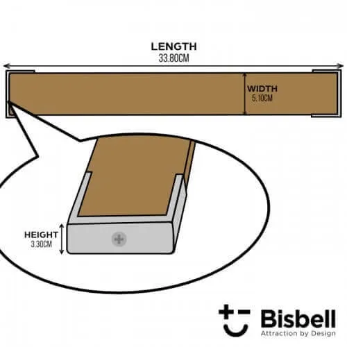 Barre aimantée Bisbell 34cm