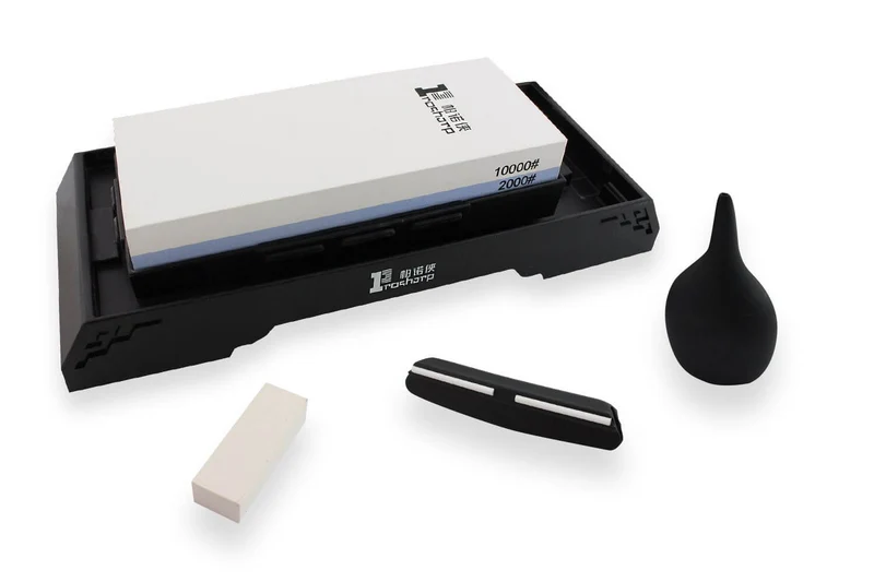 Maxi pierre à aiguiser Prosharp double face 2000/10000 + 5 accessoires
