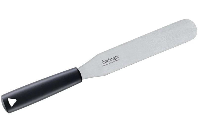 Spatule professionnelle Triangle droite et flexible manche en green grip