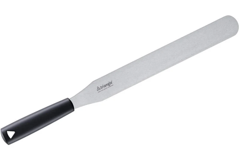 Spatule professionnelle Triangle droite et flexible manche en green grip