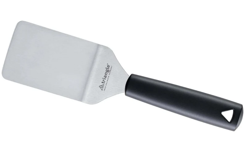 Spatule professionnelle Triangle flexible forme coudée manche en green grip