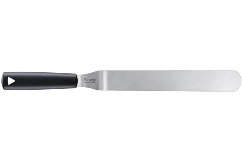 Longue spatule professionnelle Triangle coudée flexible manche en green grip