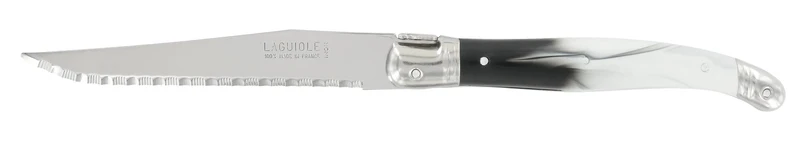 Coffret de 6 couteaux à steak microdentés Laguiole par André Verdier