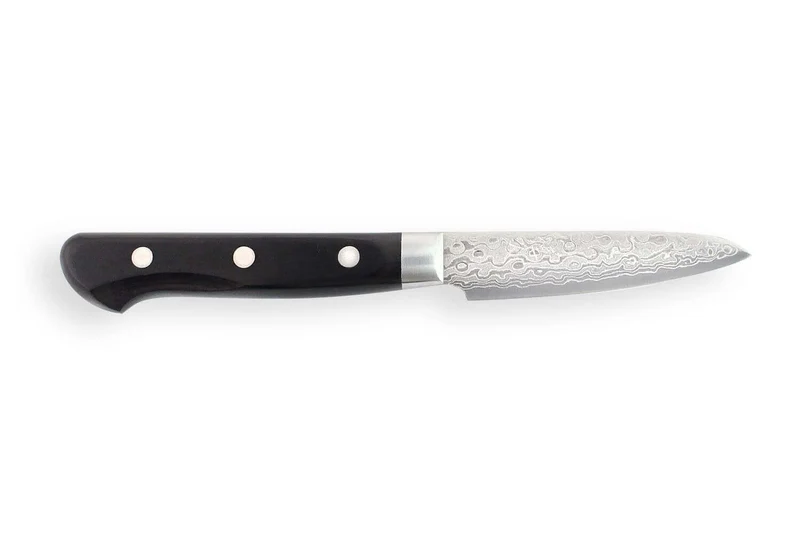 Couteau d'office japonais Tsunehisa VG10 Damascus 45 couches 7.5cm