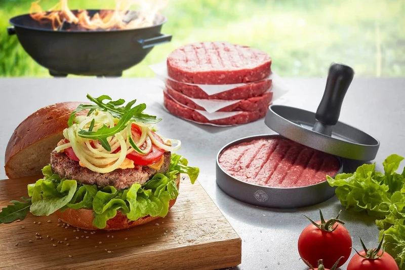 Presse à steak haché et hamburger Gefu BBQ Ø11,8cm