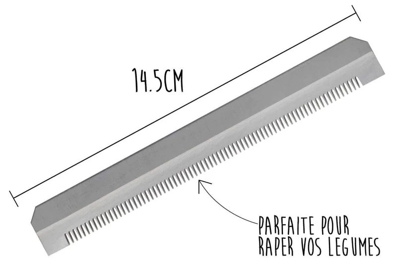 Lame à dents fines remplacement pour mandoline Benriner grand modèle
