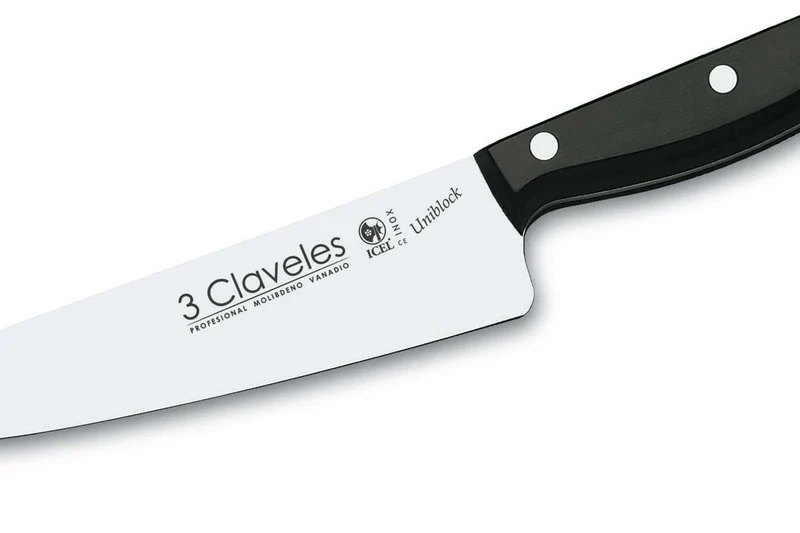 Mallette du cuisinier 5 couteaux professionnels 3 Claveles Uniblock