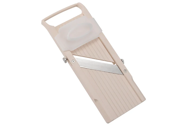 Mandoline japonaise professionnelle Super Benriner 3 lames + poussoir - Epaisseur réglable 0,5 à 4mm