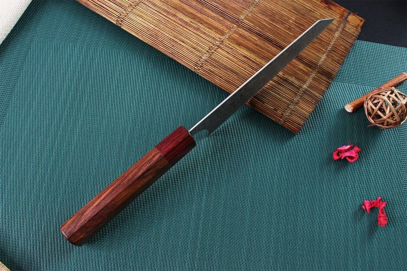 Couteau bunka japonais artisanal Yoshimi Kato 16.5cm SG2 Damascus