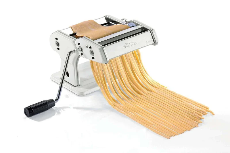 Machine à pâte Gefu Perfetta acier chromé avec tambours antiadhésifs