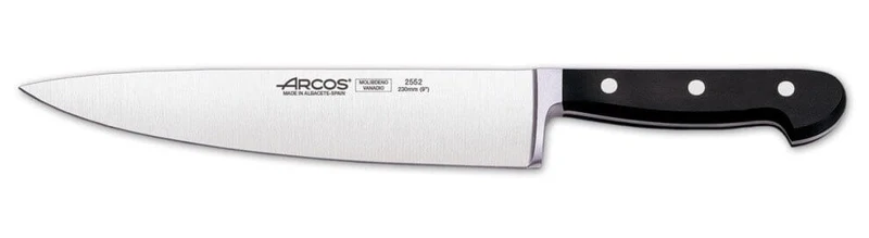 Bloc bois Arcos CLASICA 5 couteaux forgés + 2 accessoires