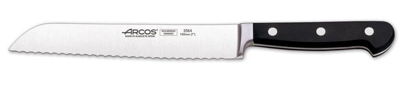 Bloc bois Arcos CLASICA 5 couteaux forgés + 2 accessoires