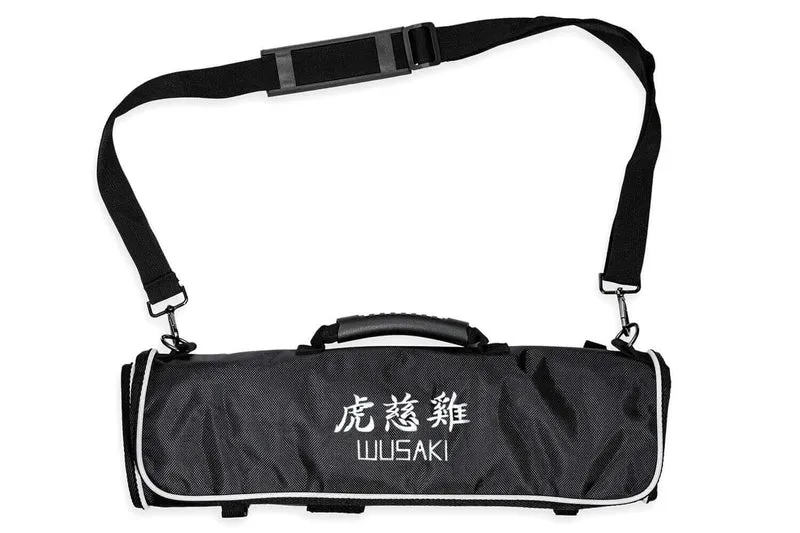 Mallette de 5 couteaux de cuisine Wusaki Damas 10Cr manches en olivier