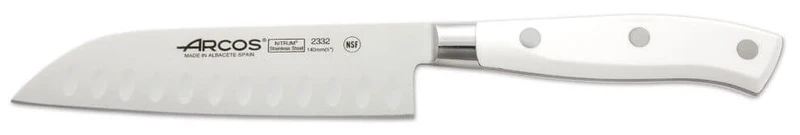 Coffret 3 couteaux Riviera White Arcos forgés (Chef+Santoku+Office)