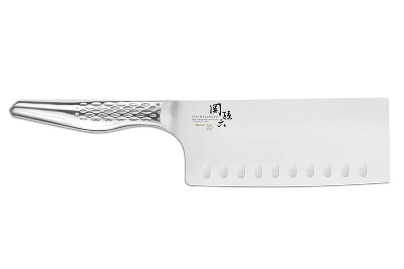 Couteau de chef chinois japonais Kai Seki Shoso alvéolé 16,5cm