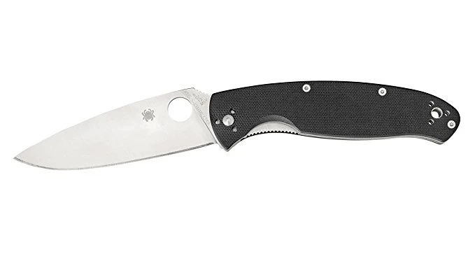 Couteau pliant SPYDERCO Resilience C142GP manche 13cm noir