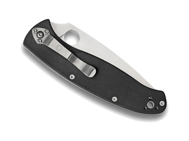 Couteau pliant SPYDERCO Resilience C142GP manche 13cm noir