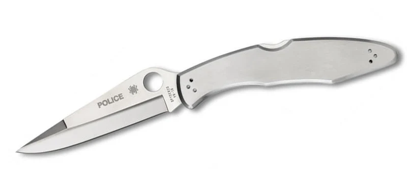 Couteau pliant SPYDERCO POLICE C07P manche 13cm Inox