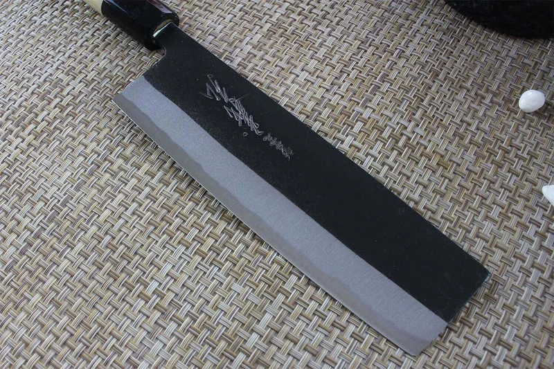 Couteau nakiri japonais artisanal Yoshihiro White 2 steel 16.5cm