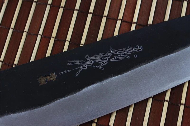 Couteau nakiri japonais artisanal Yoshihiro White 2 steel 16.5cm