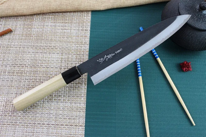 Couteau de chef japonais artisanal Yoshihiro White 2 steel 24cm