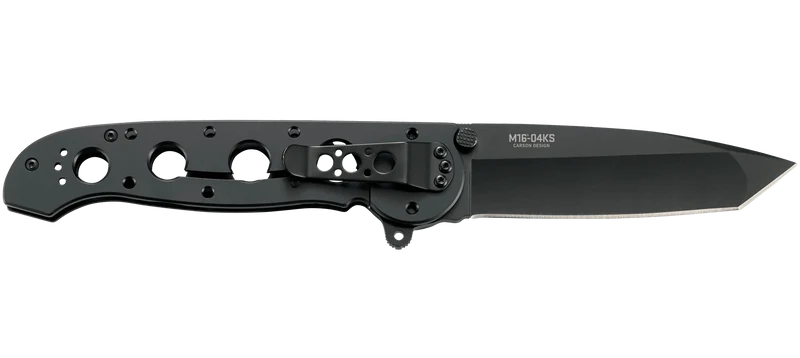Couteau pliant CRKT M16-04KS noir manche à trous 13,6cm