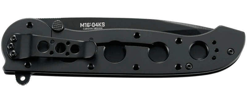 Couteau pliant CRKT M16-04KS noir manche à trous 13,6cm