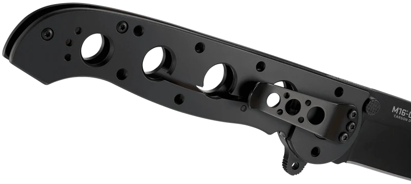 Couteau pliant CRKT M16-04KS noir manche à trous 13,6cm