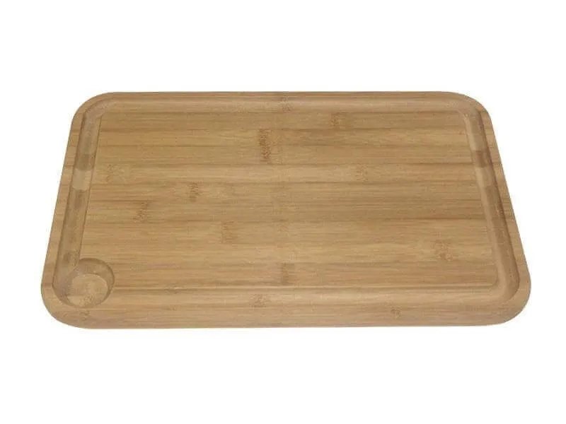 Planche à découper Berard bambou 50x35x2cm avec rigole et poche à jus