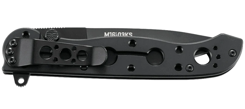 Couteau pliant CRKT M16-03KS noir manche à trous 11,8cm