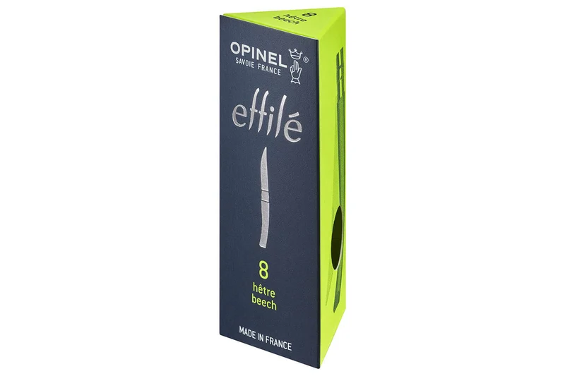 Couteau Opinel Effilé n°8 lame 8cm manche en hêtre