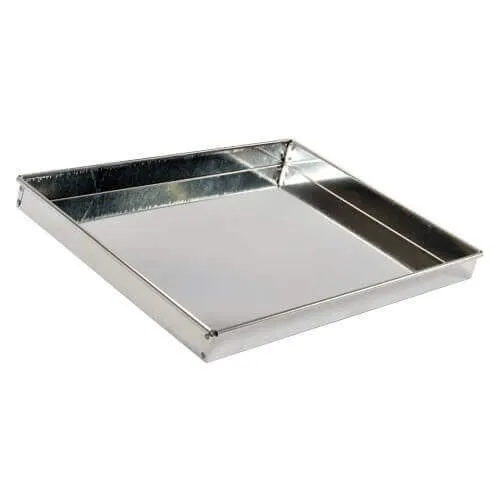 Caisse à génoise droite en fer blanc